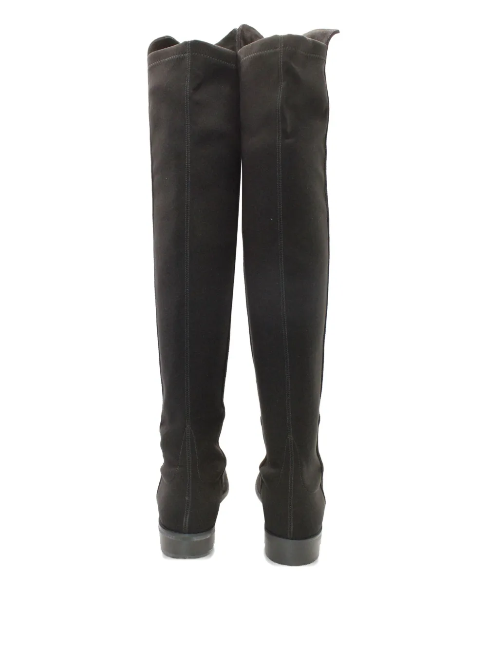 Pre-owned Stuart Weitzman 5050 Over-the-knee Boots In Black