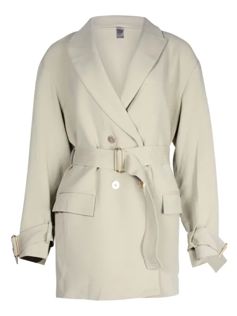 Dion Lee belted cocoon coat