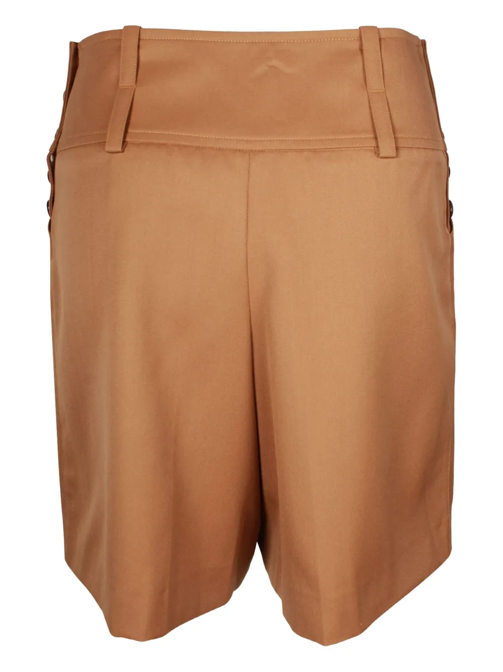 Hermès Pre-Owned side-button wool shorts - Bruin