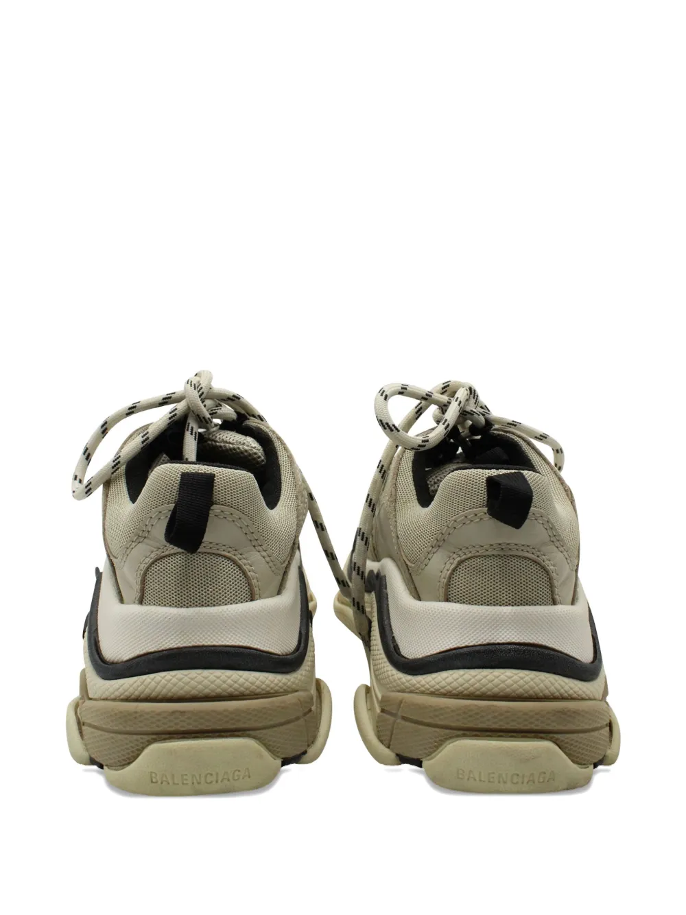 Pre-owned Balenciaga Triple S Sneakers In Neutral