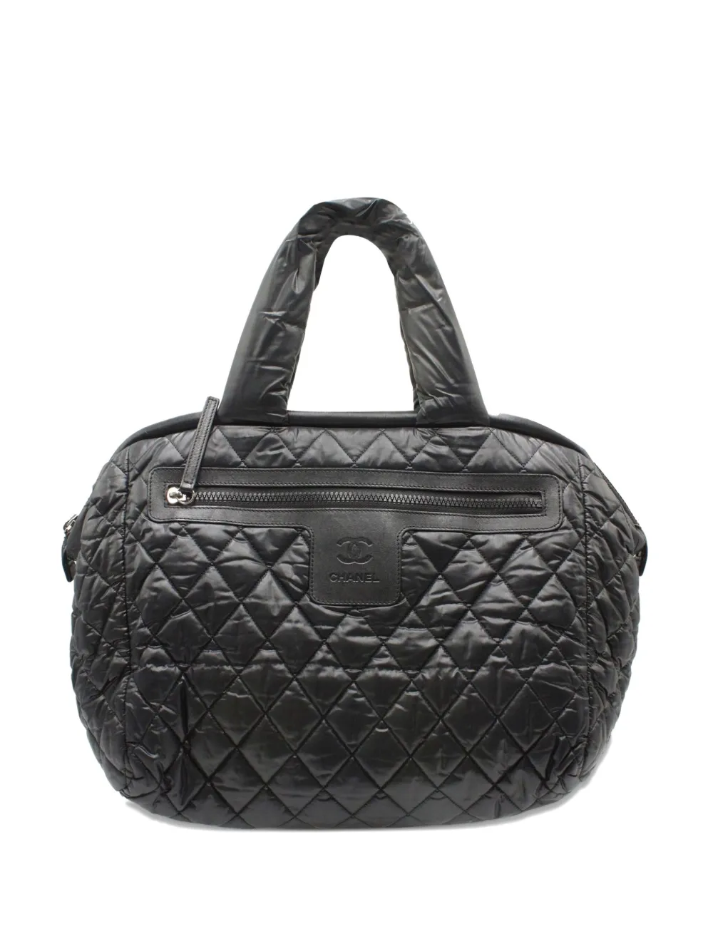 CHANEL Pre-Owned Coco Cocoon ボウラーバッグ - ブラック CHANEL Pre-Owned Coco Cocoon ボウラーバッグ - ブラック