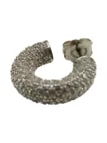 Amina Muaddi Cameron crystal-embellished hoop earrings - Silver
