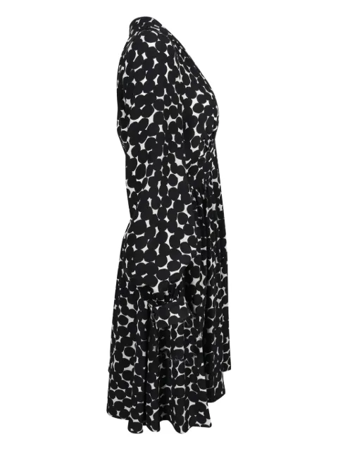 Kate Spade polka-dot long-sleeve dress