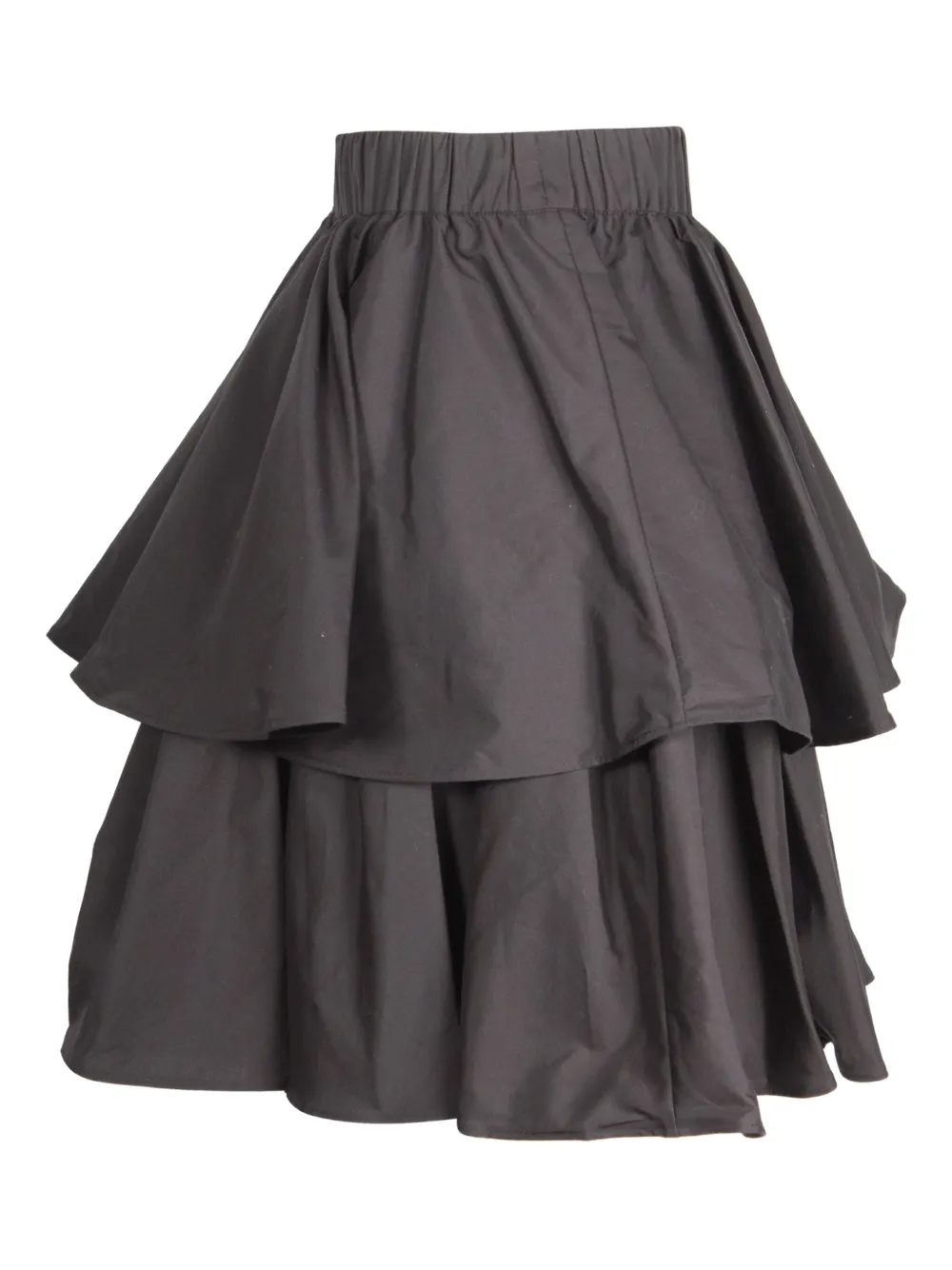 Jason Wu tiered skirt - Zwart