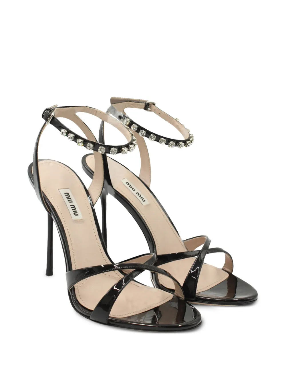 Miu Miu Pre-Owned crystal-embellished heeled sandals | Image 2