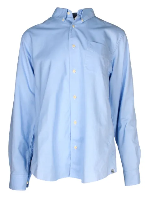 visvim elbow-patch button-down shirt
