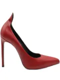 Saint Laurent Pre-Owned leather pointed-toe pumps - Red