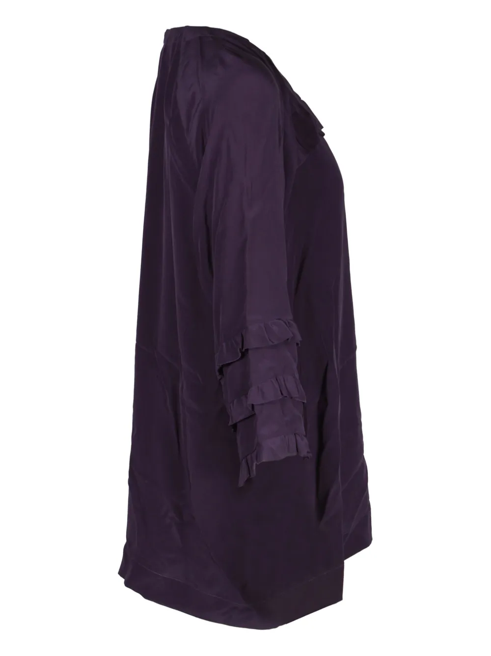 Pre-owned Miu Miu Silk Blouse In Purple
