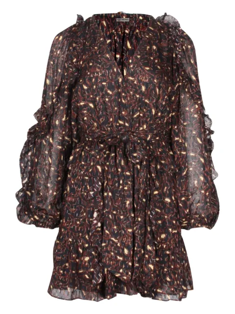 Ulla Johnson printed ruffle mini dress