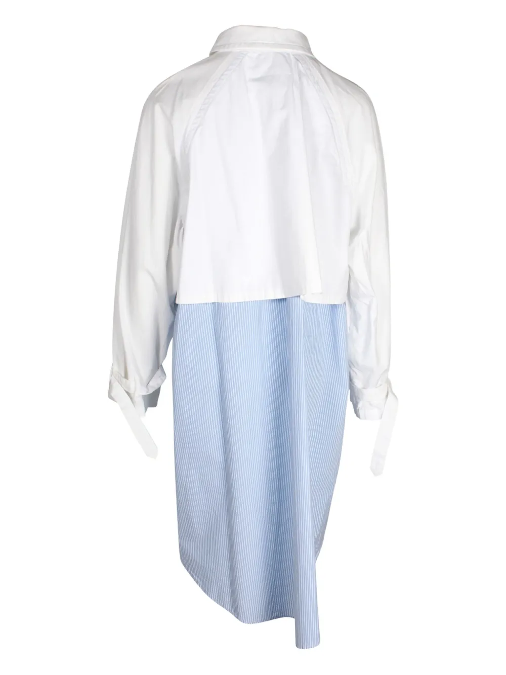 Maison Margiela layered shirt dress - Blauw