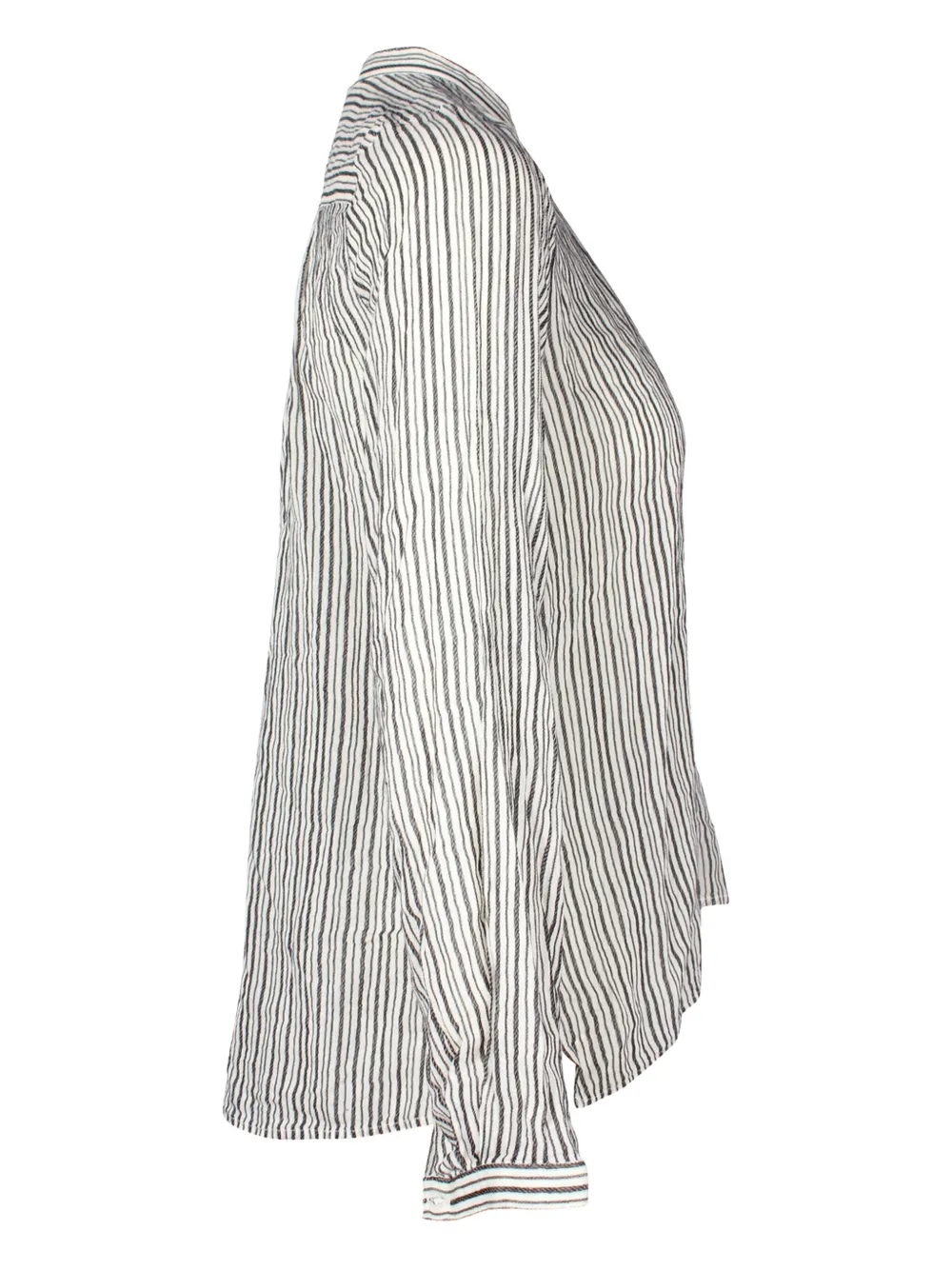 MARANT ÉTOILE Blusa a righe in cotone | bianco | Image 1