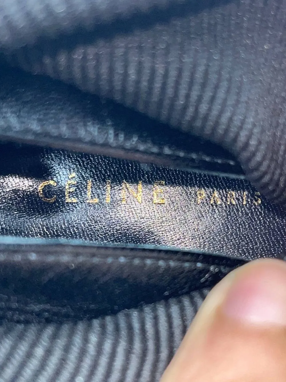 Pre-owned Celine 70mm Knitted Ankle Boots In Black