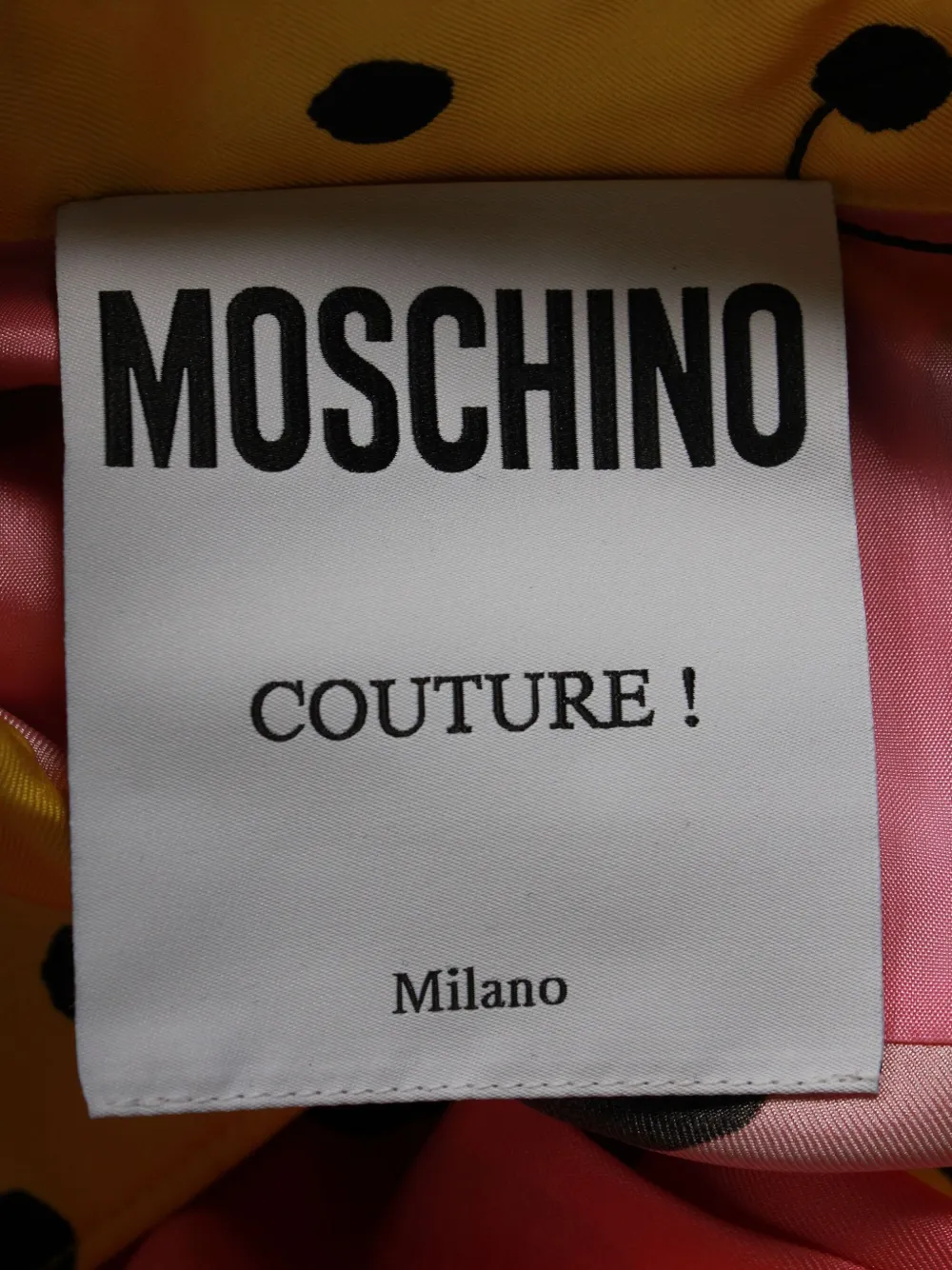 Pre-owned Moschino Polka-dot Shirt Dress In Pink