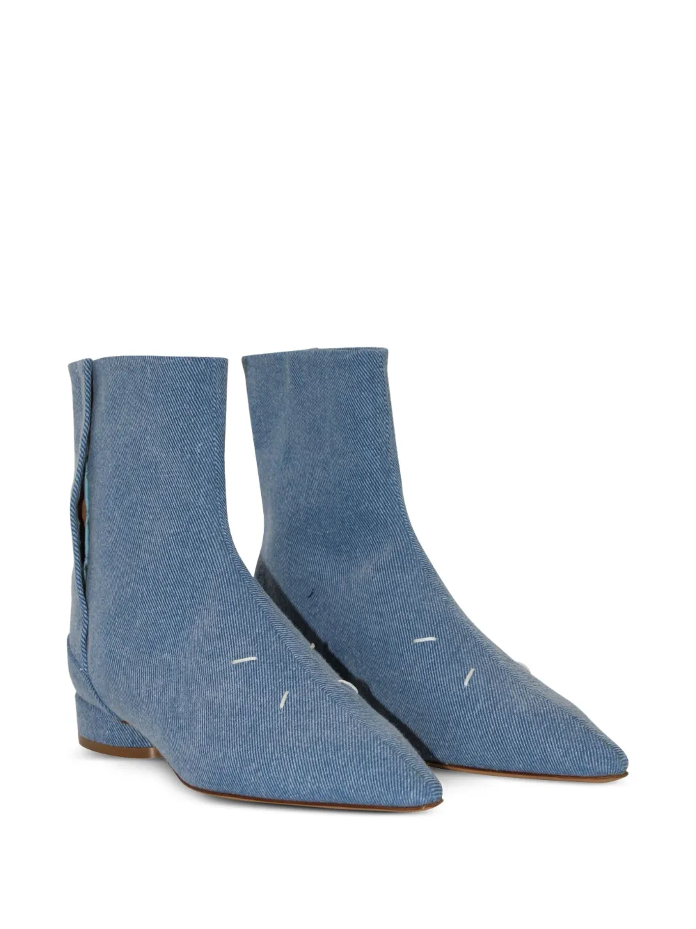 Maison Margiela pointed-toe denim boots | Image 2