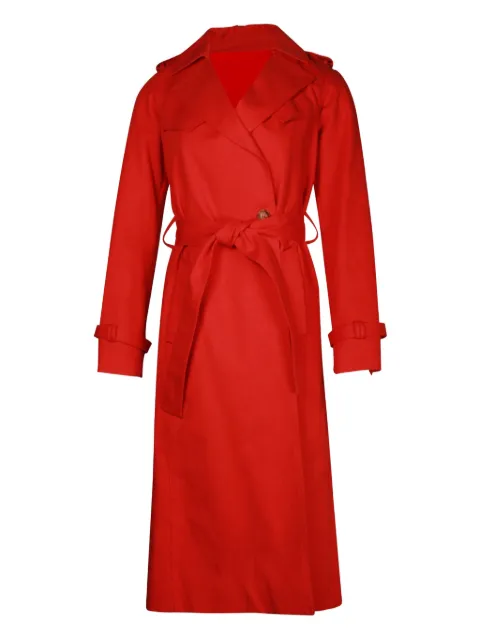 Maje Goldie notched-lapel belted trench coat