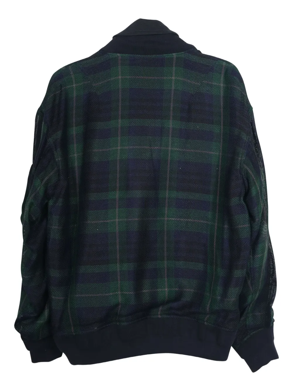sacai checked bomber jacket | Image 2