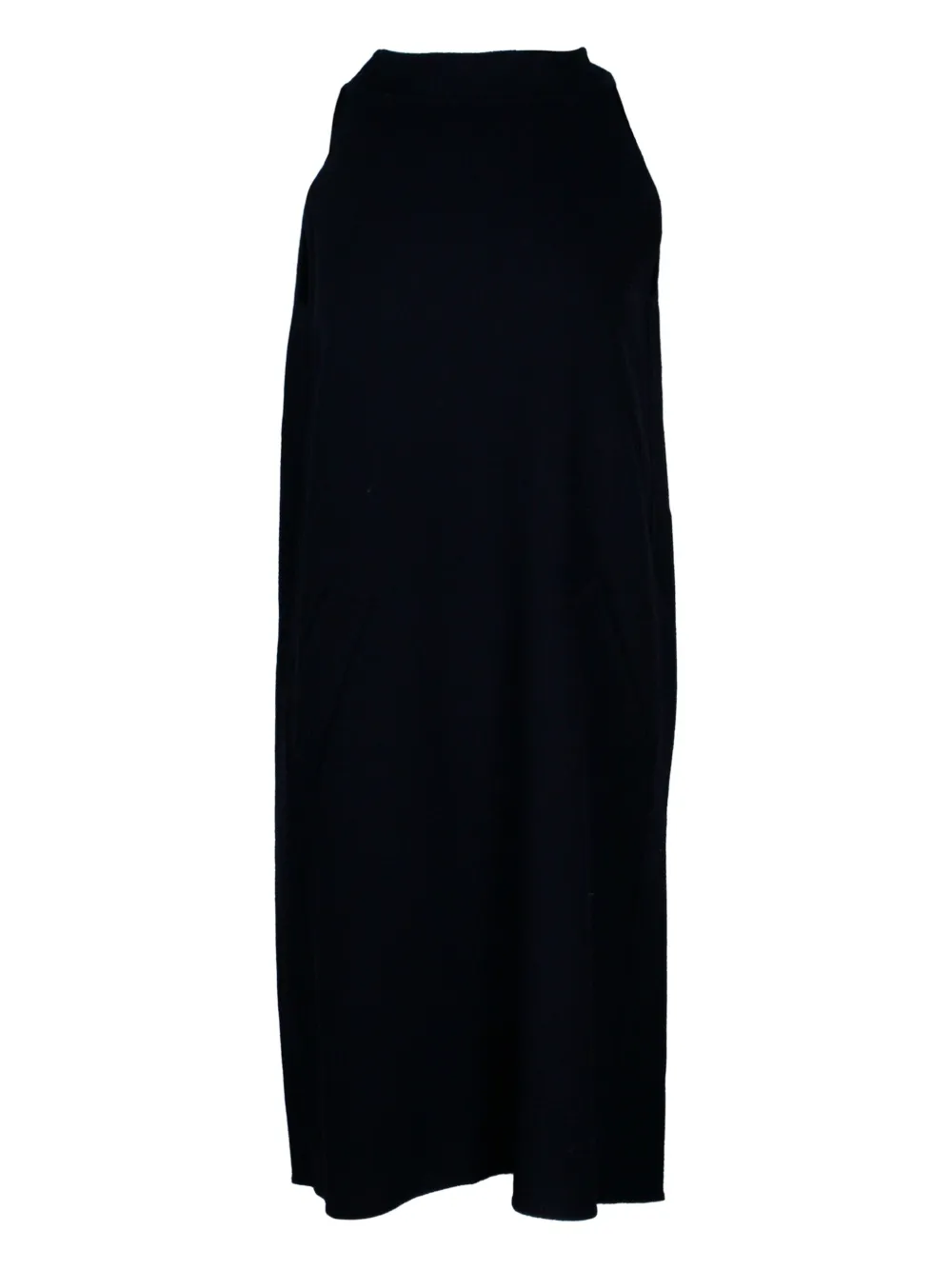Oscar de la Renta Pre-Owned wool sleeveless dress - Zwart