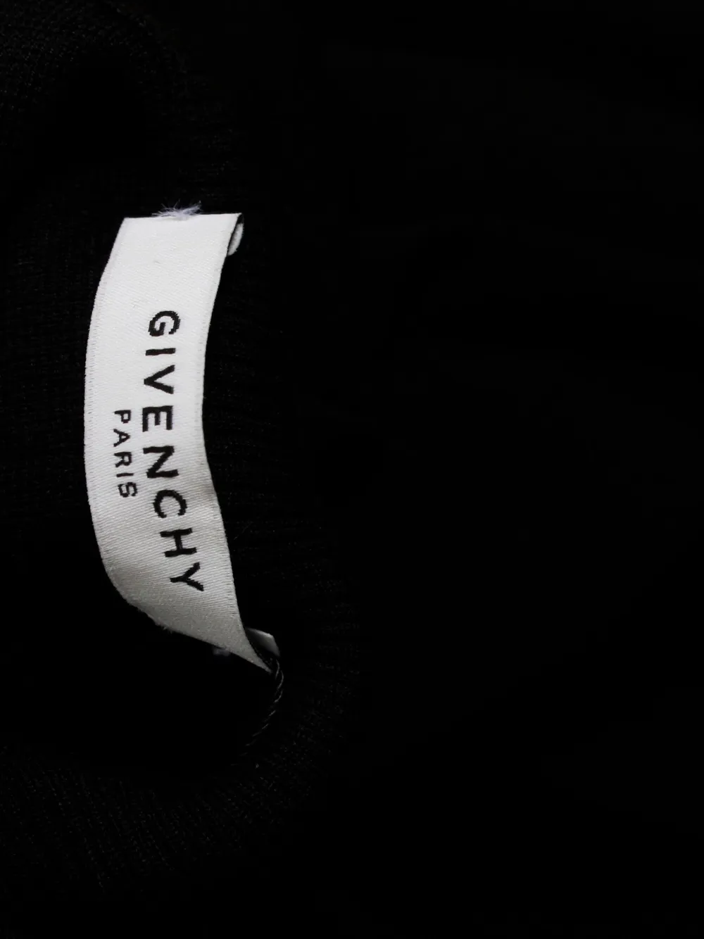 Pre-owned Givenchy Turtleneck Wool Sweater In Black
