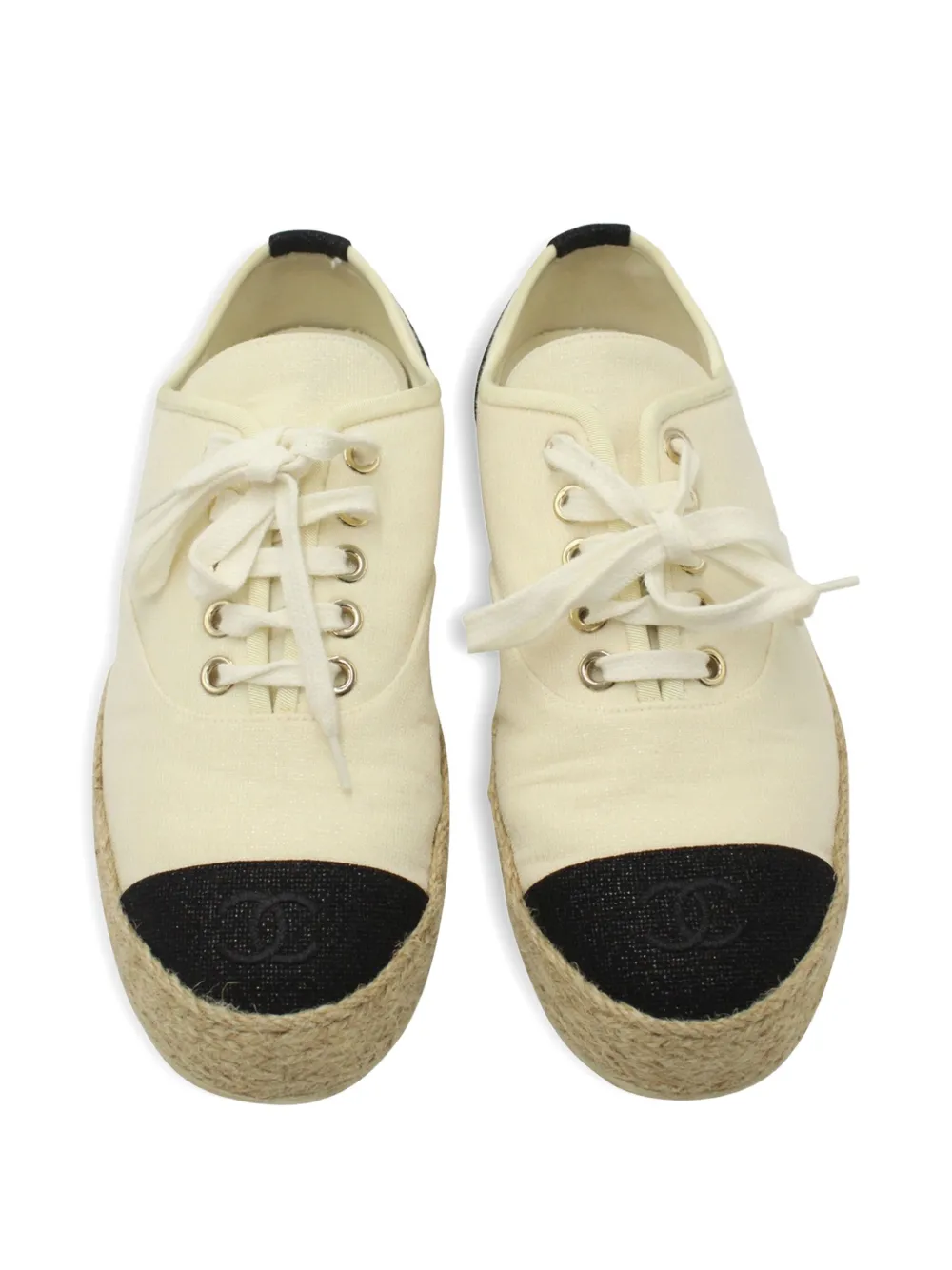 Riviera Cap-Toe Jute-Sole Sneakers