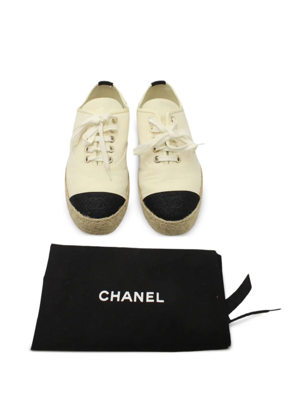 Riviera Cap-Toe Jute-Sole Sneakers