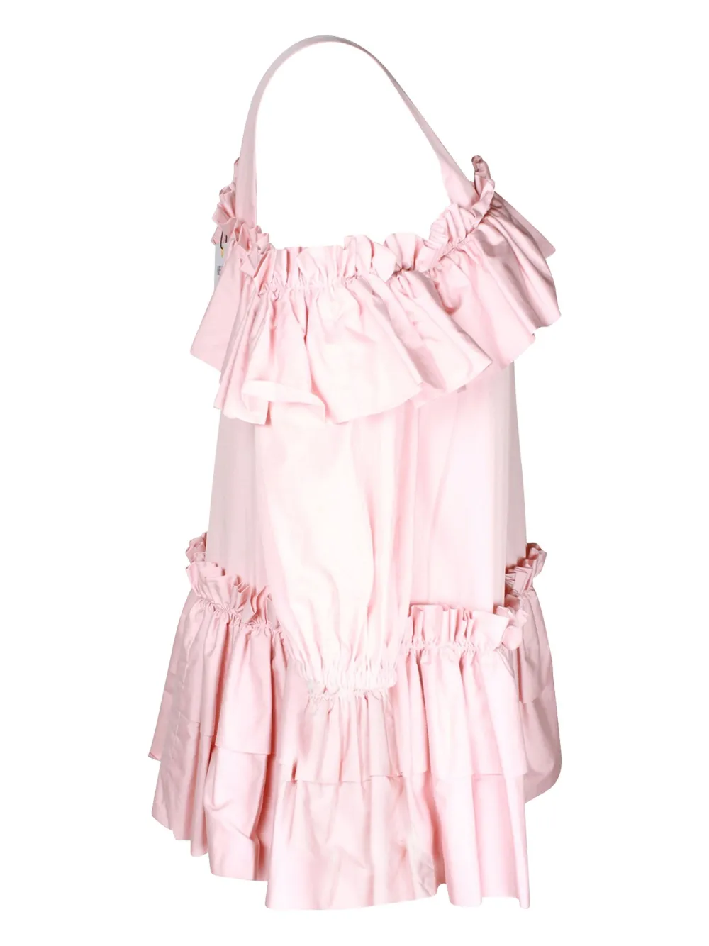 Alexander McQueen Pre-Owned ruffled asymmetric top | Pink | Image 1