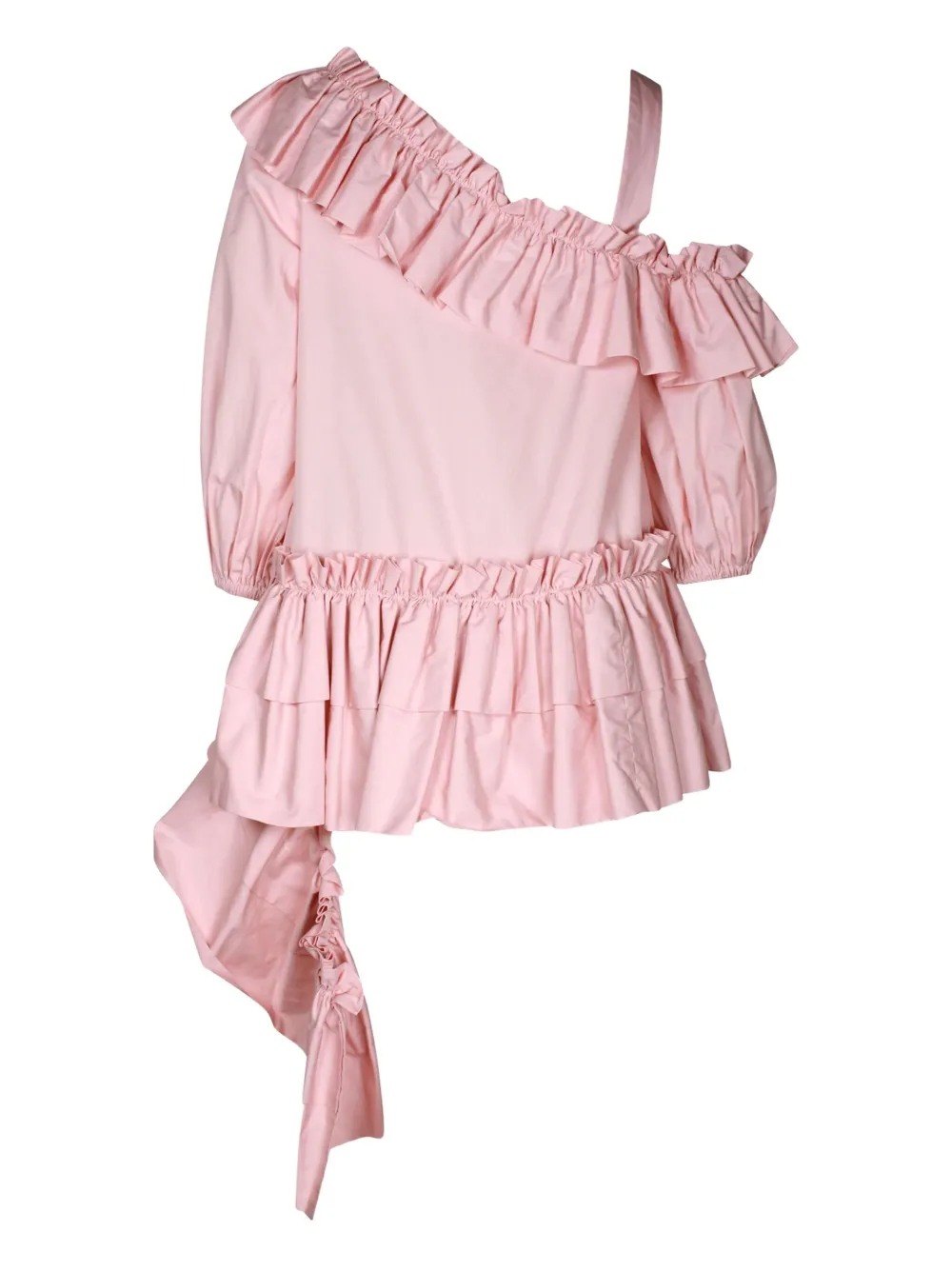 Alexander McQueen Pre-Owned ruffled asymmetric top | Image 2