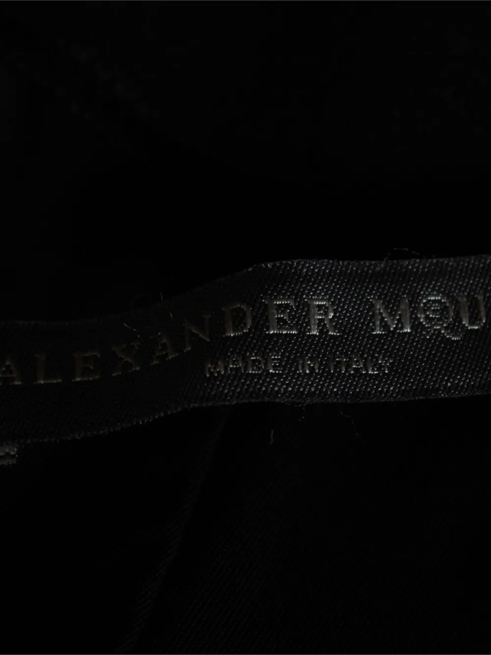 Pre-owned Alexander Mcqueen Round-sleeve Peplum Top In Black
