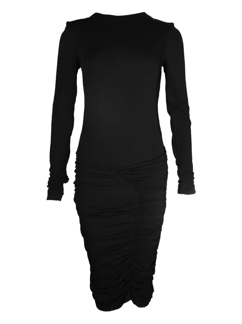 Ba&Sh ruched midi dress | Black | Image 1
