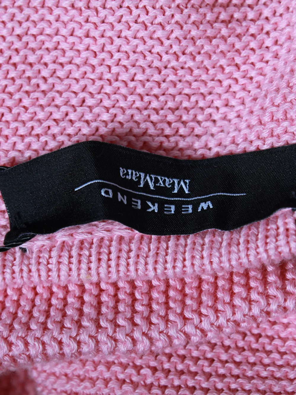 Pre-owned Max Mara Crew Neck Knit T-shirt In Pink