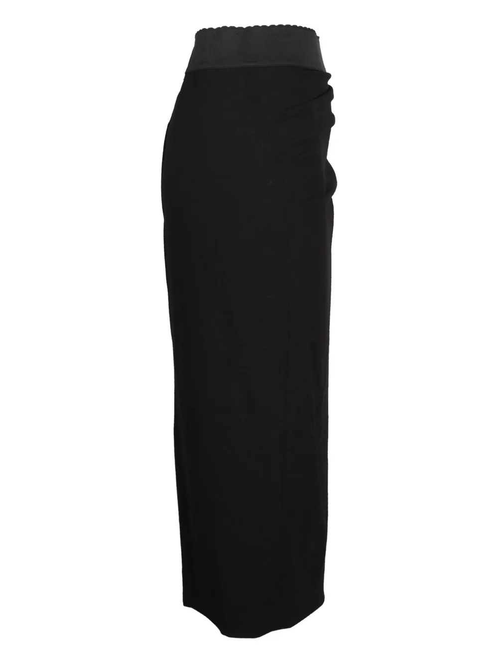 Dolce & Gabbana Pre-Owned elasticated-waistband midi skirt - Zwart