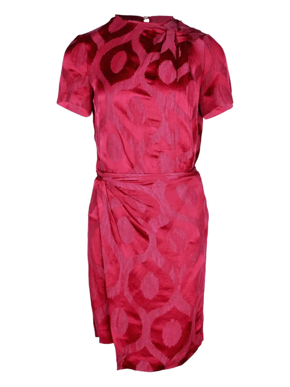 Isabel Marant Vintage Servane jacquard-wrap mini dress | Red | Image 1