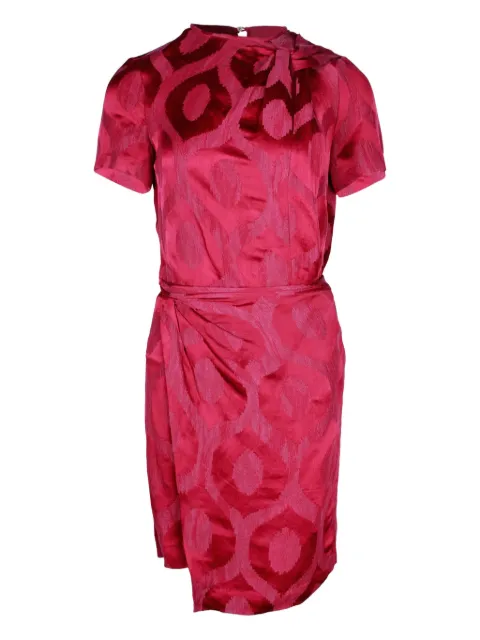 Isabel Marant Vintage Servane jacquard-wrap mini dress