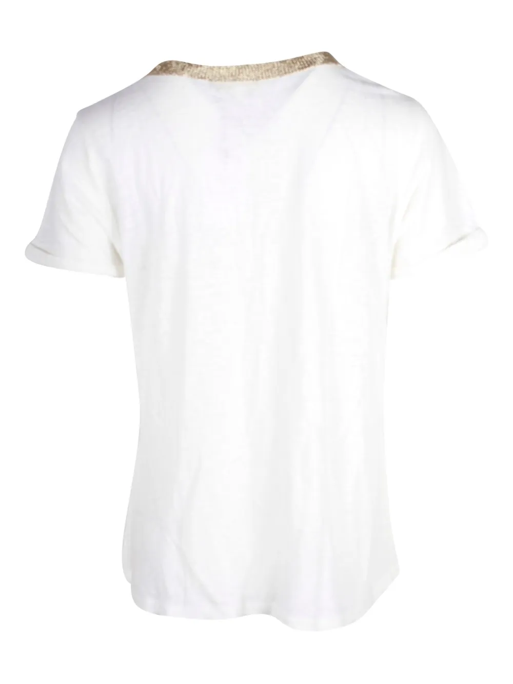 Pre-owned Maje Tellor T-shirt In White