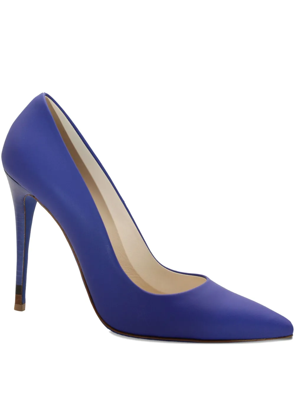 Fendi Pre-Owned suede pointed-toe pumps | Blue | Image 1