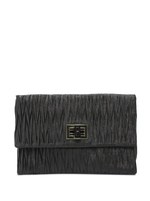 Anya Hindmarch textured metallic clutch bag