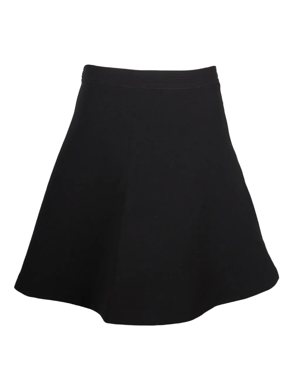 Pre-owned Sandro A-line Mini Skirt In Black