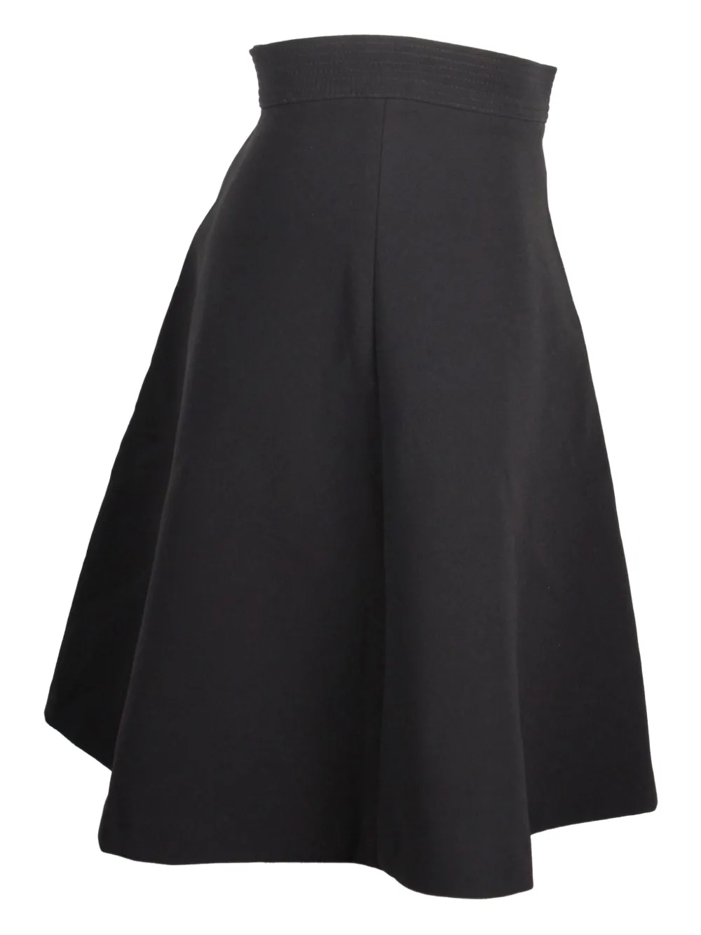 Pre-owned Sandro A-line Mini Skirt In Black