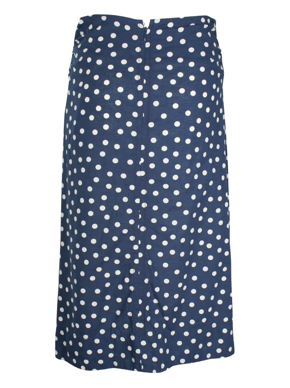 A.P.C. polka-dot midi skirt - Blauw