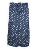 A.P.C. polka-dot midi skirt - Blue