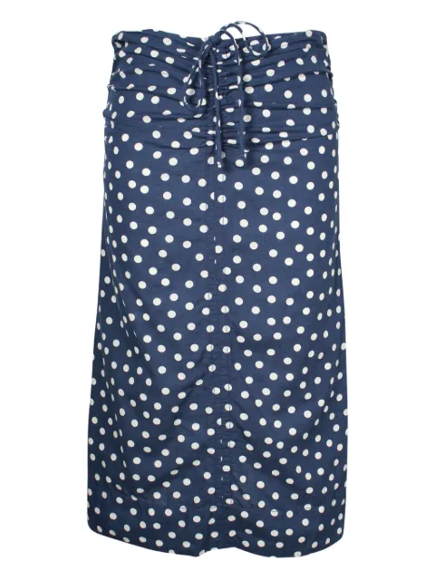 A.P.C. polka-dot midi skirt