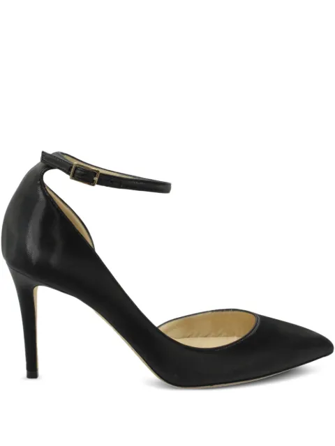 Jimmy Choo Pre-Owned 85mm Lucy pointed-toe ankle-strap pumps