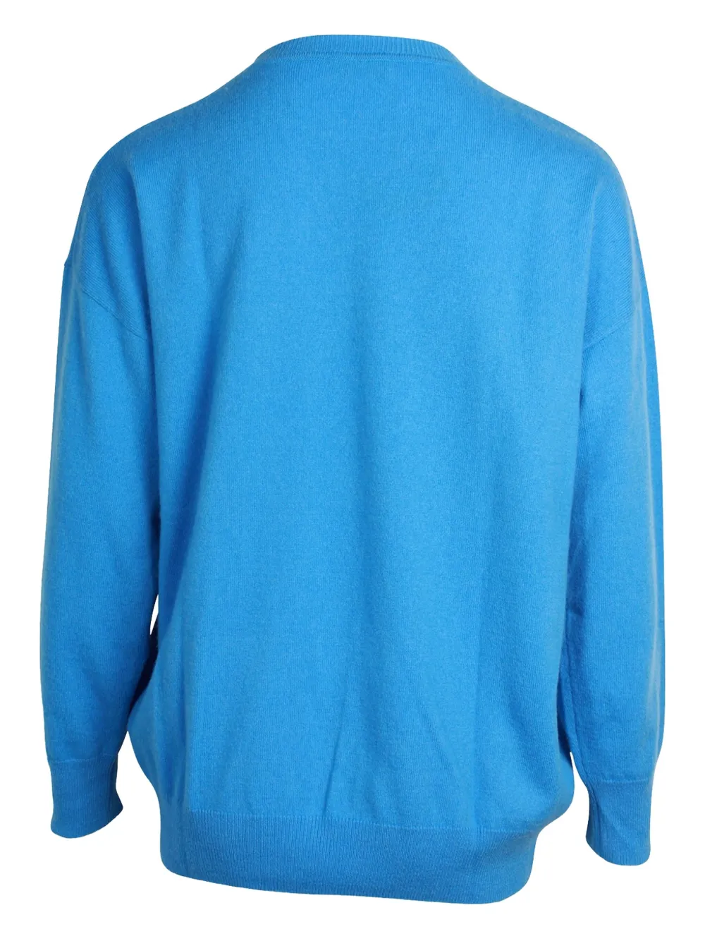 Pre-owned Sandro Flashback Printed Sweater In Blue