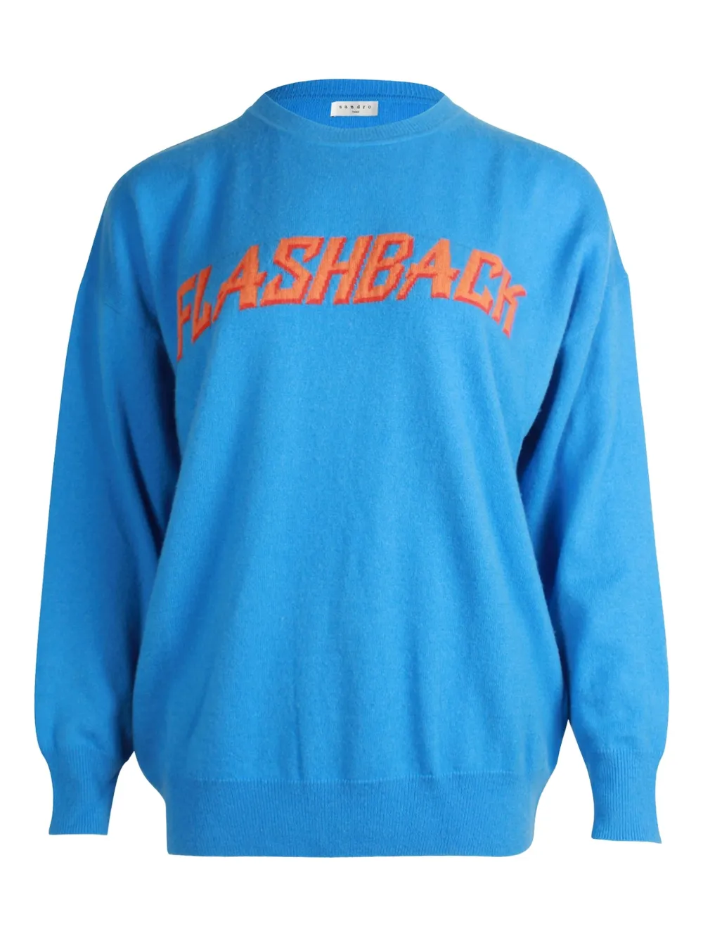 SANDRO Flashback printed sweater | Blue | Image 1