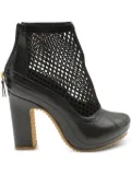 NIKE x SACAI x 2016 Pierre Hardy mesh-panel leather boots - Black