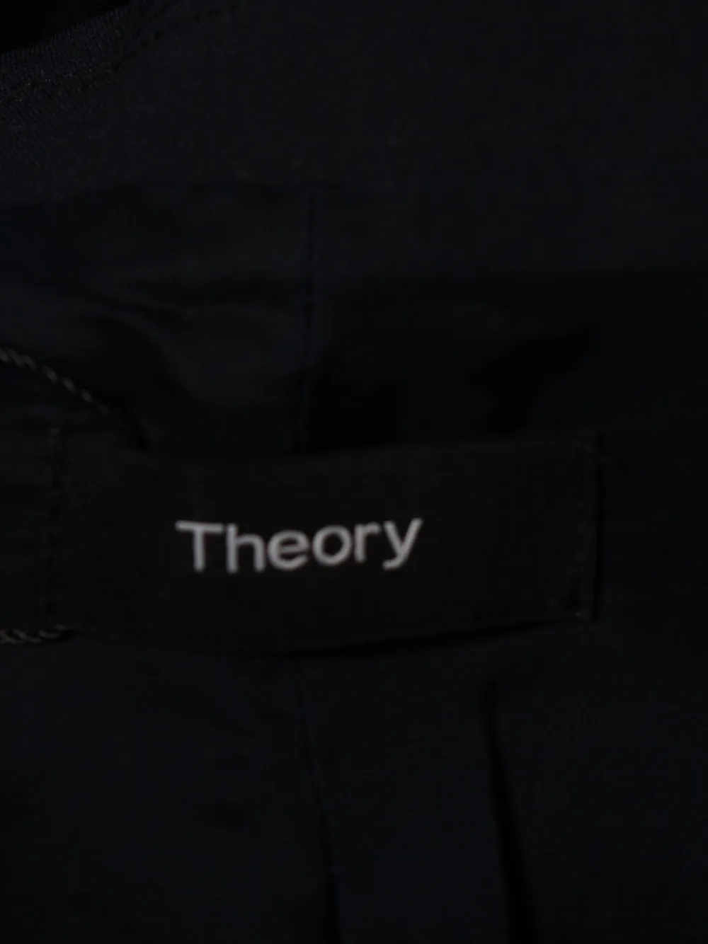 Pre-owned Theory Single-breasted Wool Blazer In Blue