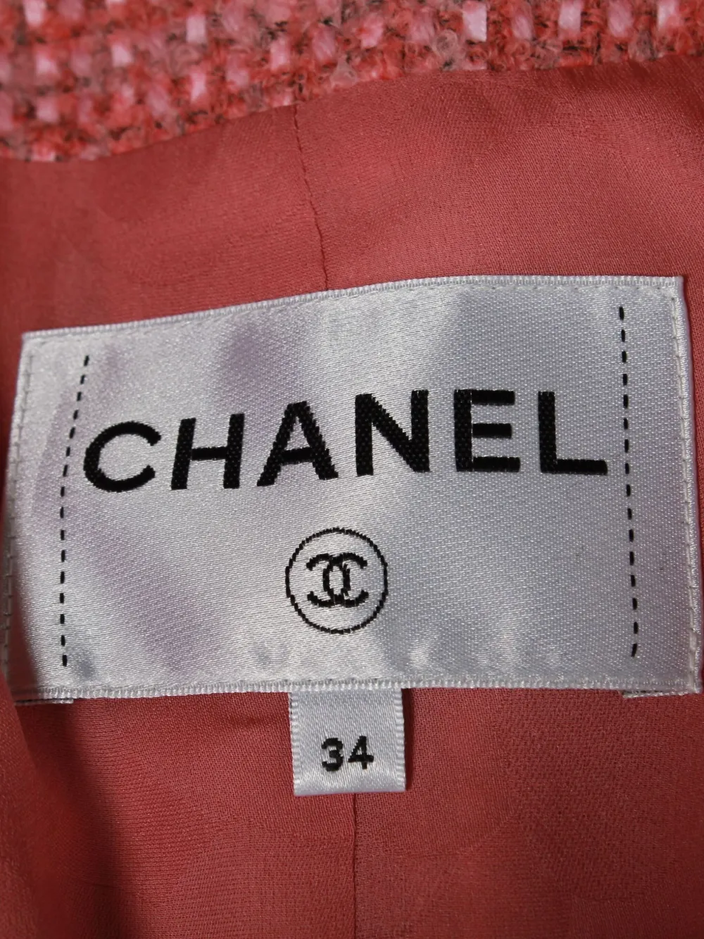 Pre-owned Chanel 2021-2022 Métiers D'art Runway Tweed Feather-trimmed Blazer In Pink