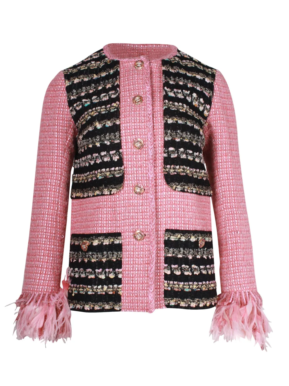 CHANEL Pre-Owned 2021-2022 Métiers d'art Runway ジャケット - ピンク CHANEL Pre-Owned 2021-2022 Métiers d'art Runway ジャケット - ピンク