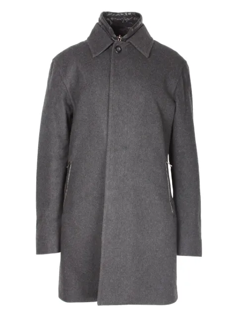 Zegna concealed-zip Thermore coat