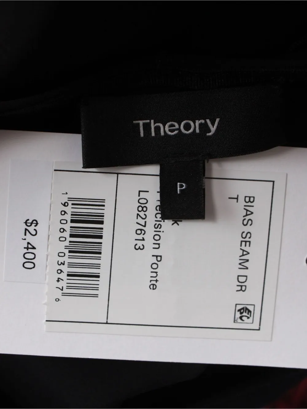 Pre-owned Theory Bias-seam Midi Dress In Black