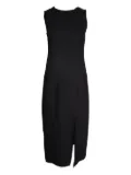 Theory bias-seam midi dress - Black